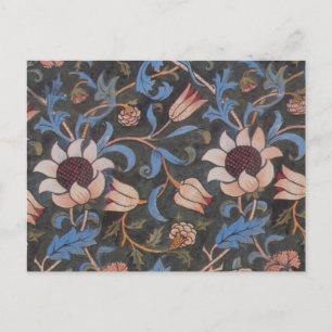 Cartão Postal Padrão William Morris Evenlode: Vintage Temperamen