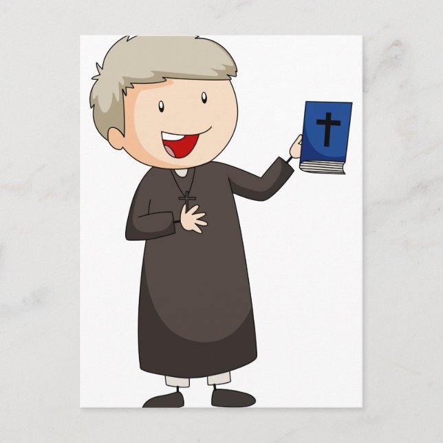 Cartão Postal Padre (Frente)