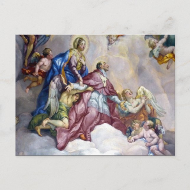 Cartão Postal padre afresco (Frente)