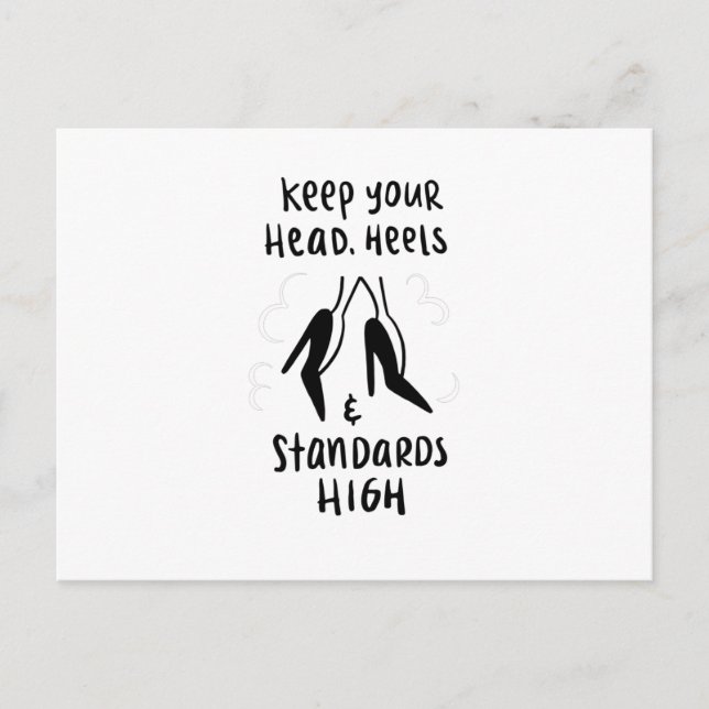 Cartão Postal Padrões altos (Frente)