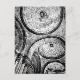 Cartão Postal Padrões circulares em tijolo no Sacre Couer