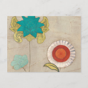 Cartão Postal Padrões de Pétalas I