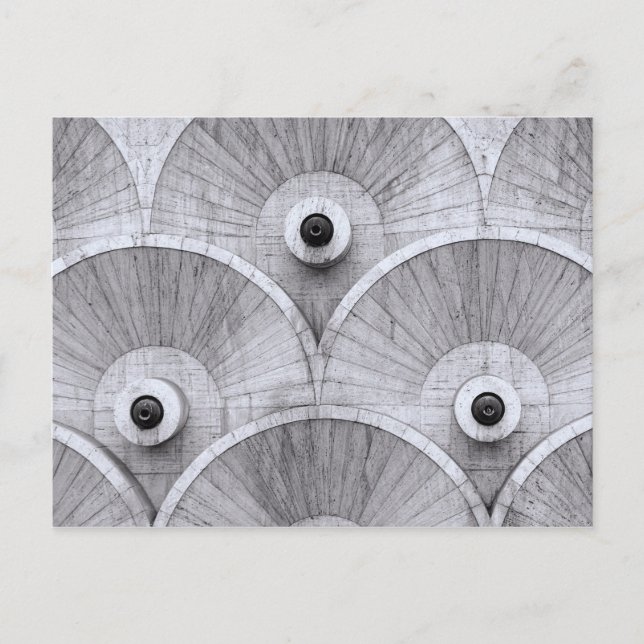 Cartão Postal Padrões simétricos em Yerevan, Armênia. (Frente)