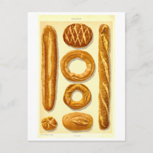 Cartão Postal Pães Antigos da França #1