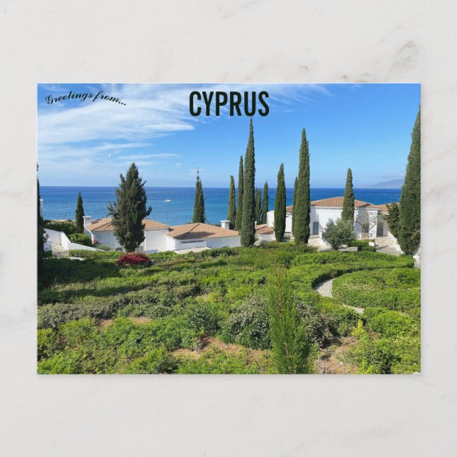 Cartão Postal Pafos Chipre (Frente)