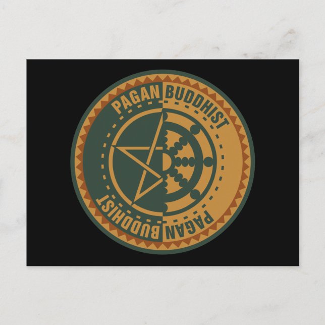 Cartão Postal Pagan Budhist (Frente)