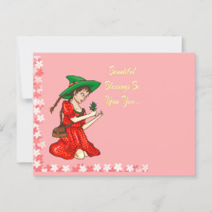 Cartão Postal Pagan Primavera Saudações