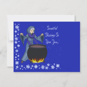 Cartão Postal Pagan Winter Saudações