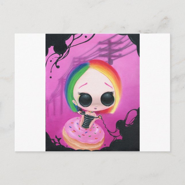 Cartão Postal Pagando o Sr. Rainbow (Frente)