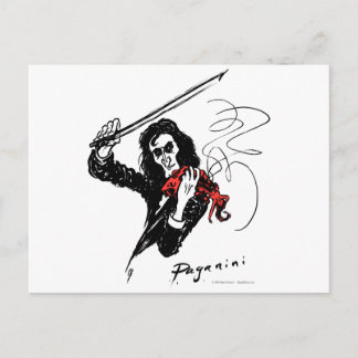 Cartão Postal Paganini cor3 b&w&red 300dpi