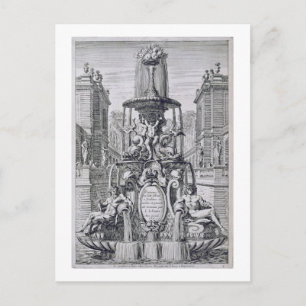 Cartão Postal Página de título de 'Fountain and Waterjets in I