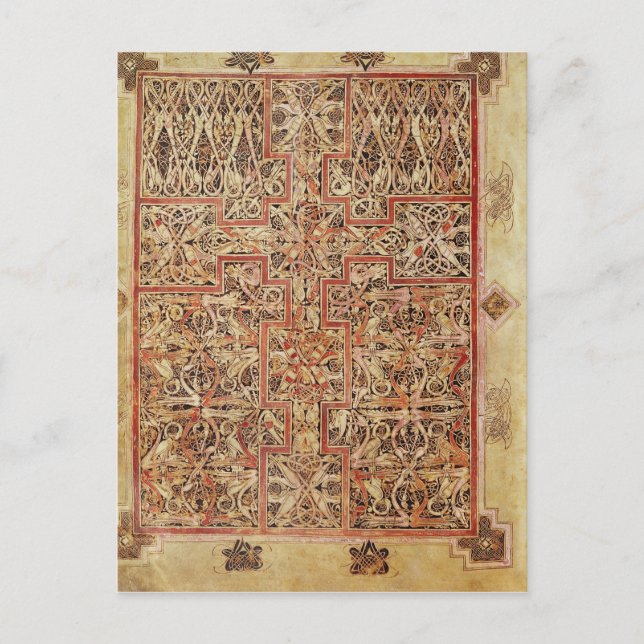 Cartão Postal Página do tapete Fol.220, do Lichfield (Frente)