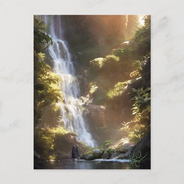 Cartão Postal Páginas de Wandering (Frente)