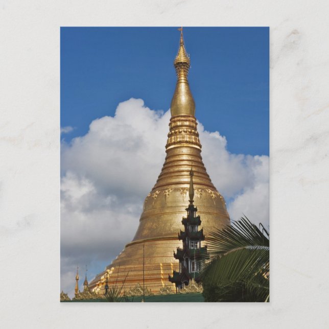 Cartão Postal Pagode Shwedagon, Yangon, Myanmar (Frente)