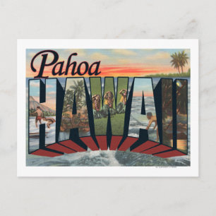 Cartão Postal Pahoa, HawaiiLarge - Letra ScenesPahoa, HI