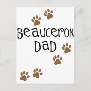 Cartão Postal Pai de Beauceron