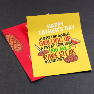 Cartão Postal Pai de chef Engraçado Personalizado