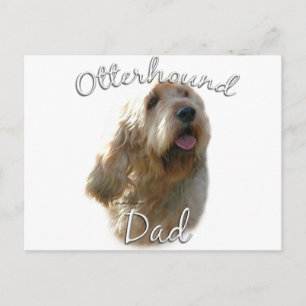 Cartão Postal Pai do Otterhound 2