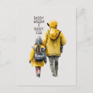 Cartão Postal Pai e Filha Bond