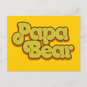 Cartão Postal Pai Urso