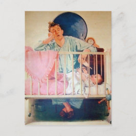 Cartão Postal Pai Vintage Sleepy