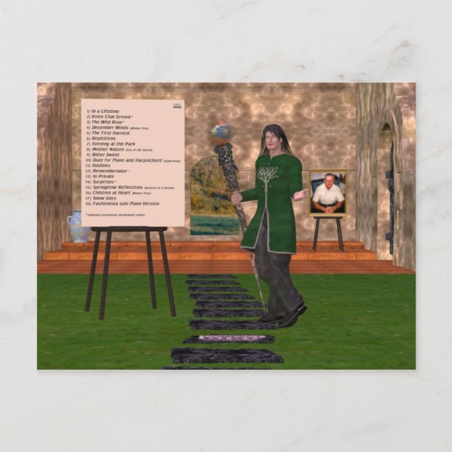 Cartão Postal Painel de Memória 2 (Frente)