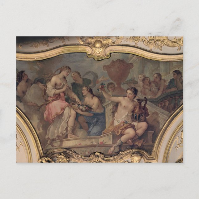 Cartão Postal Painel decorativo do Salão Oval (Frente)