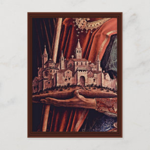 Cartão Postal Painel direito Altar Triptych