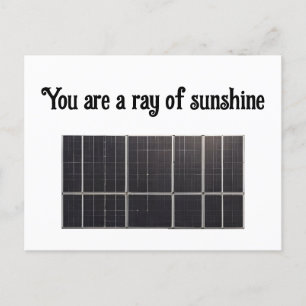 Cartão Postal Painel Sola