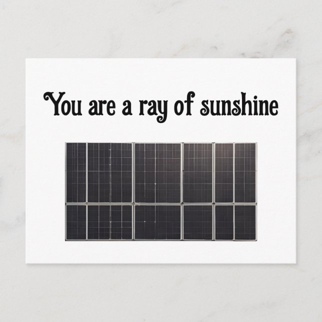 Cartão Postal Painel Sola (Frente)