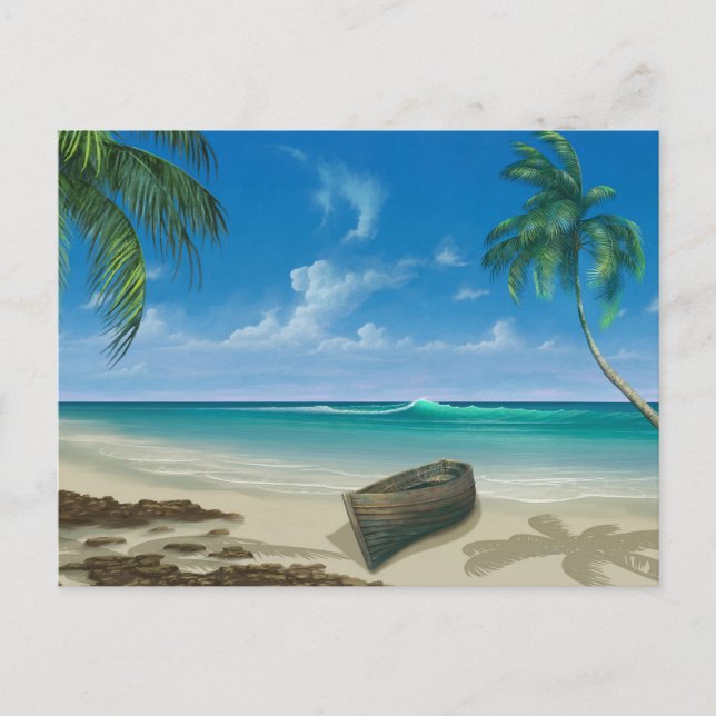 Cartão Postal Paintagem Nature Beach-33333 (Frente)