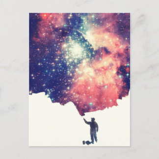 Cartão Postal Painting the universe