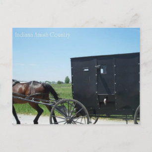 Cartão Postal País Amish de Indiana