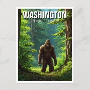 Cartão Postal País Bigfoot Washington