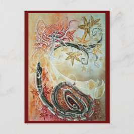 Cartão Postal País das fadas da queda