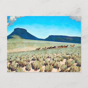 Cartão Postal “País do Cavalo Selvagem” por Maynard Dixon