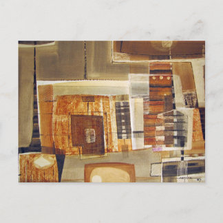 Cartão Postal Paisagem Abstrata de Potosi Bolívia 25.75 x 22