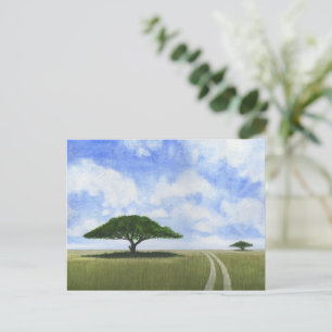 Cartão Postal Paisagem Africana
