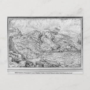 Cartão Postal Paisagem alpina, 1553