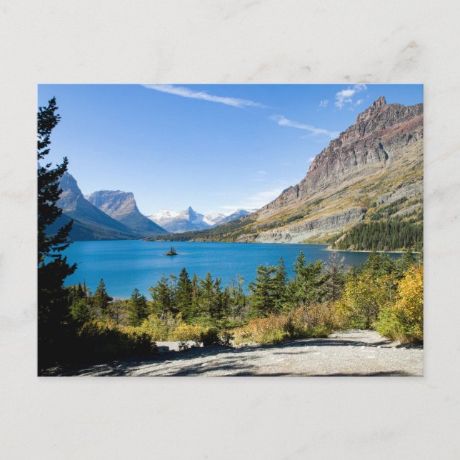 Cartão Postal Paisagem Americana Retrô (Frente)