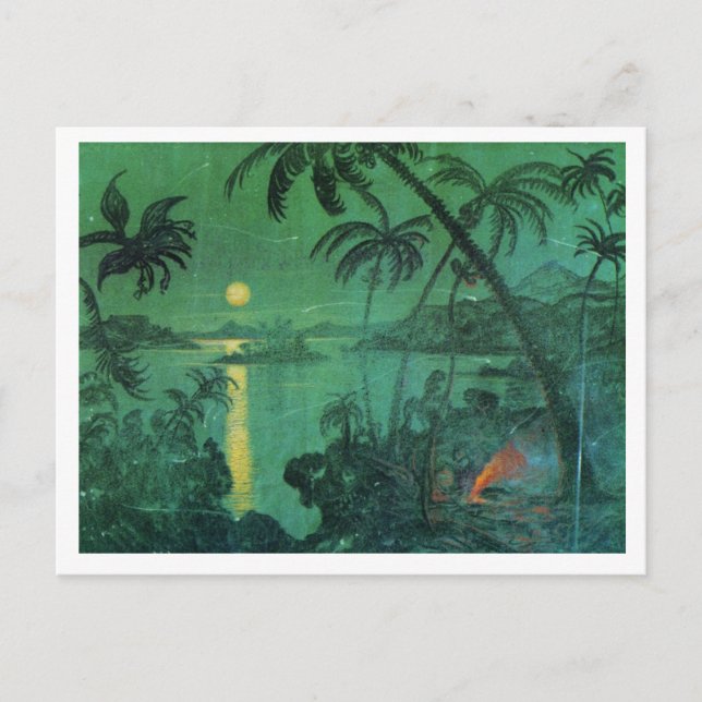 Cartão Postal Paisagem australiana (Frente)