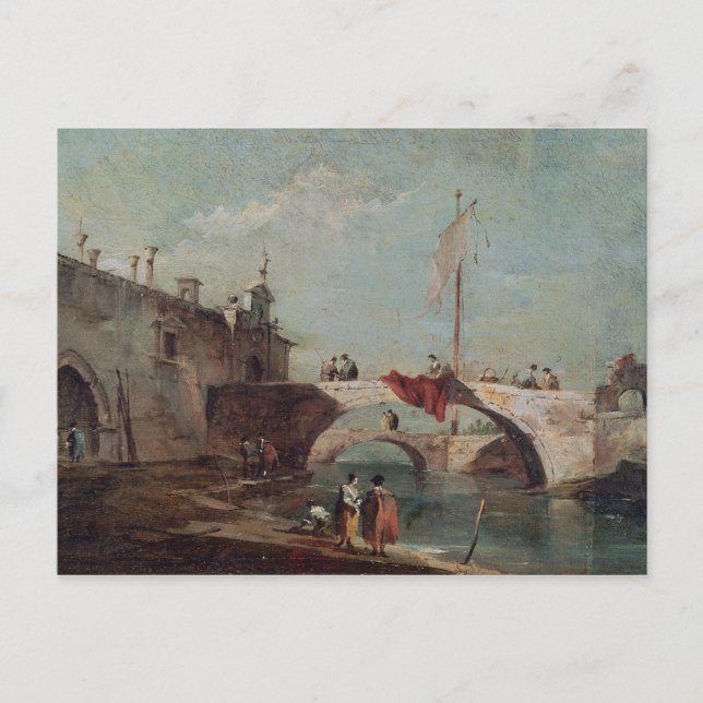 Cartão Postal Paisagem com Canal (Frente)