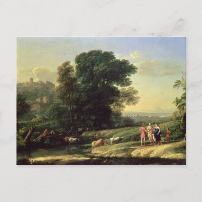 Cartão Postal Paisagem com Cephalus (Frente)