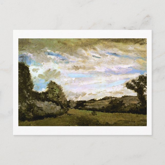 Cartão Postal Paisagem com Dunes, Vincent van Gogh (Frente)