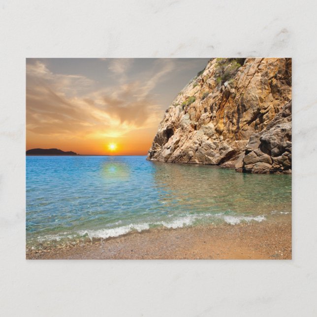 Cartão Postal paisagem corsica (Frente)