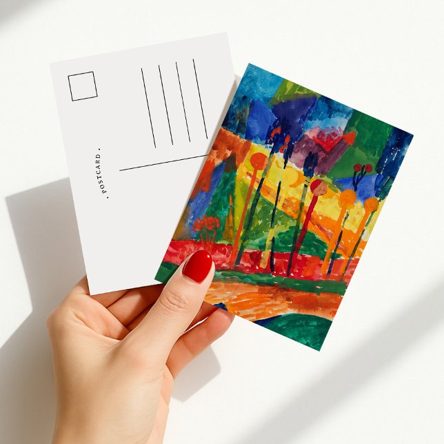 Cartão Postal Paisagem Cubista | Fritz Schaefler (Criador carregado)