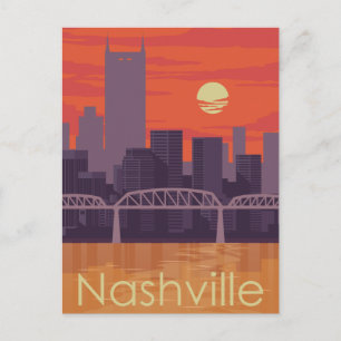 Cartão Postal Paisagem da Cidade do Sol   Nashville, Tennessee