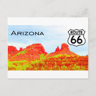 Cartão Postal Paisagem da rota 66 da arizona