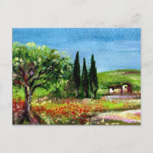 CARTÃO POSTAL PAISAGEM DA TOSCANA 5