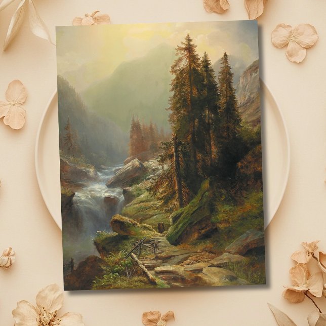 Cartão Postal Paisagem das Grandes Montanhas - Albert Zimmermann (Criador carregado)